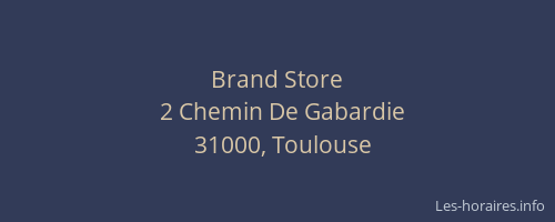 Brand Store