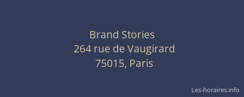 Brand Stories