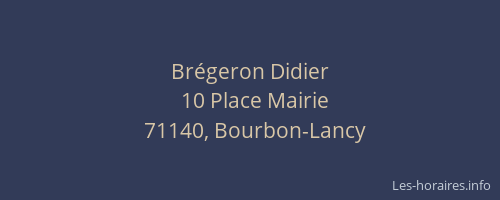 Brégeron Didier
