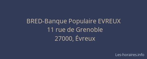 BRED-Banque Populaire EVREUX