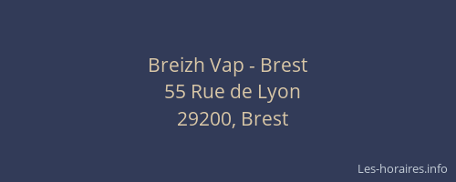 Breizh Vap - Brest