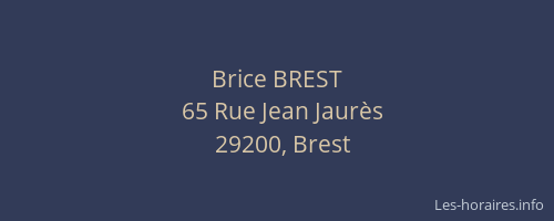Brice BREST