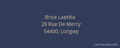 Brice Laetitia