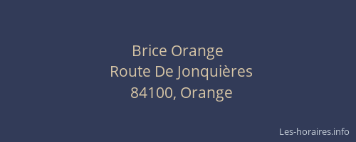 Brice Orange