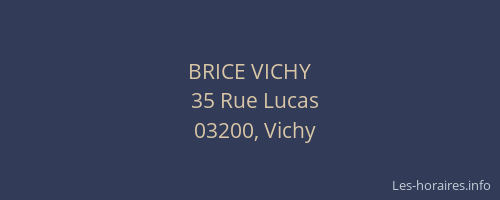 BRICE VICHY