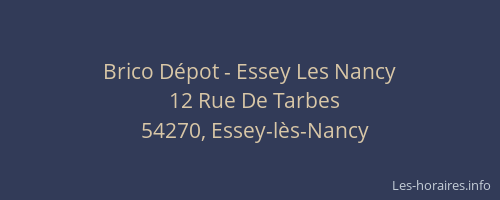 Brico Dépot - Essey Les Nancy