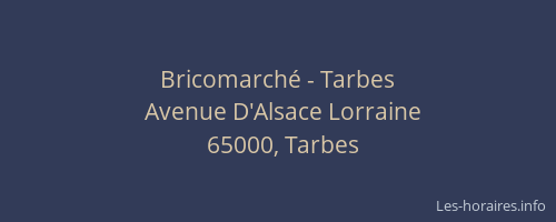 Bricomarché - Tarbes