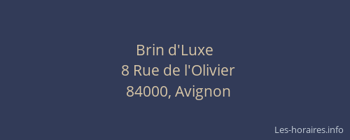 Brin d'Luxe