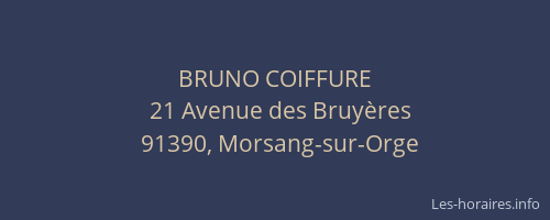 BRUNO COIFFURE