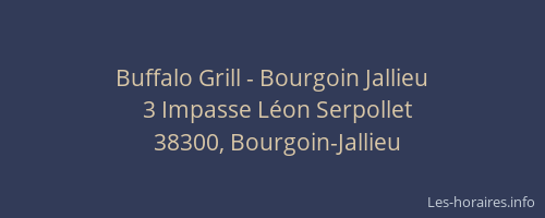 Buffalo Grill - Bourgoin Jallieu