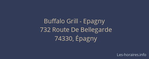 Buffalo Grill - Epagny