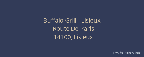 Buffalo Grill - Lisieux