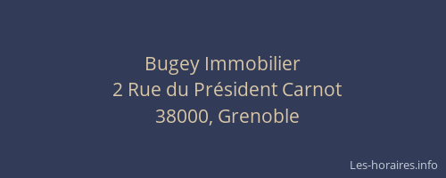 Bugey Immobilier