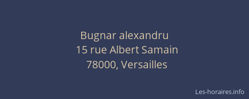 Bugnar alexandru