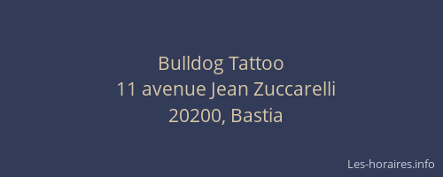 Bulldog Tattoo