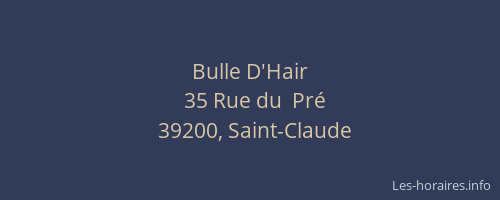 Bulle D'Hair