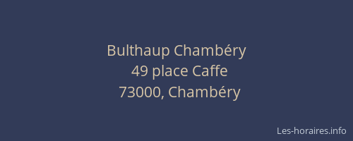 Bulthaup Chambéry