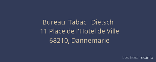 Bureau  Tabac   Dietsch