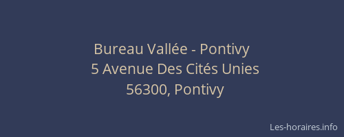 Bureau Vallée - Pontivy