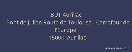 BUT Aurillac