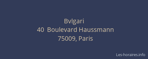 Bvlgari