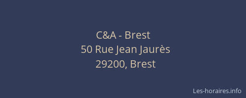 C&A - Brest