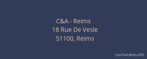 C&A - Reims