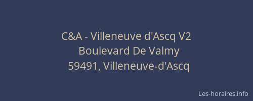 C&A - Villeneuve d'Ascq V2