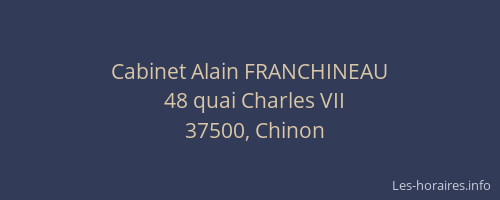 Cabinet Alain FRANCHINEAU