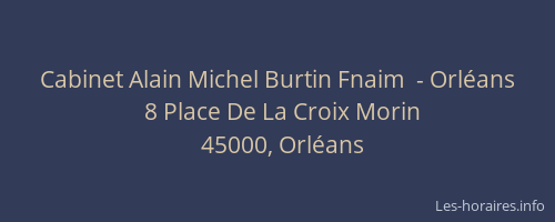 Cabinet Alain Michel Burtin Fnaim  - Orléans