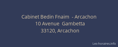 Cabinet Bedin Fnaim  - Arcachon