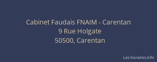 Cabinet Faudais FNAIM - Carentan