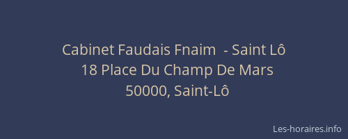 Cabinet Faudais Fnaim  - Saint Lô