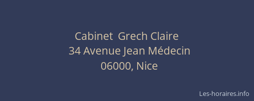 Cabinet  Grech Claire