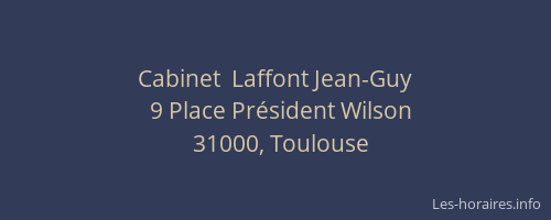 Cabinet  Laffont Jean-Guy