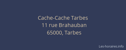 Cache-Cache Tarbes