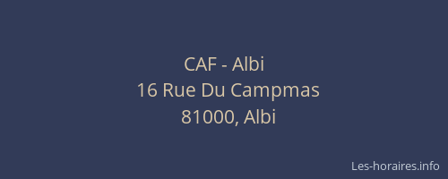 CAF - Albi