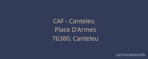 CAF - Canteleu