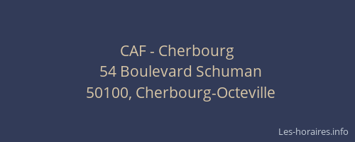 CAF - Cherbourg