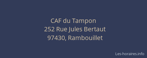 CAF du Tampon