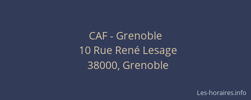 CAF - Grenoble