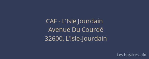 CAF - L'Isle Jourdain