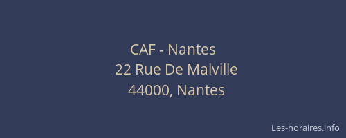 CAF - Nantes