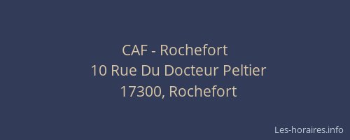 CAF - Rochefort