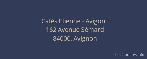 Cafés Etienne - Avigon
