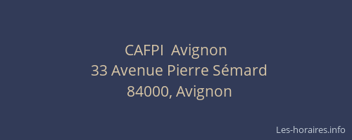 CAFPI  Avignon