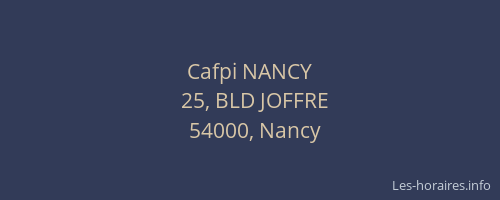 Cafpi NANCY
