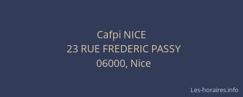 Cafpi NICE