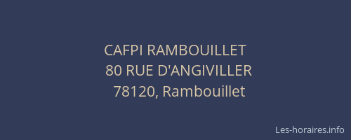 CAFPI RAMBOUILLET