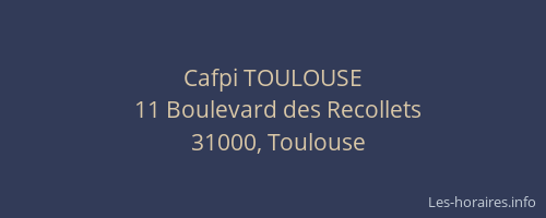 Cafpi TOULOUSE